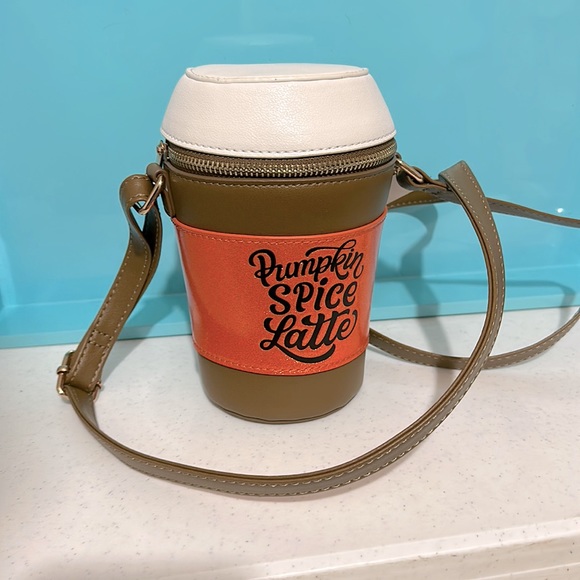 ☕️Pumpkin Latte Crossbody Purse Trending Viral Tik Tok - Picture 1 of 4